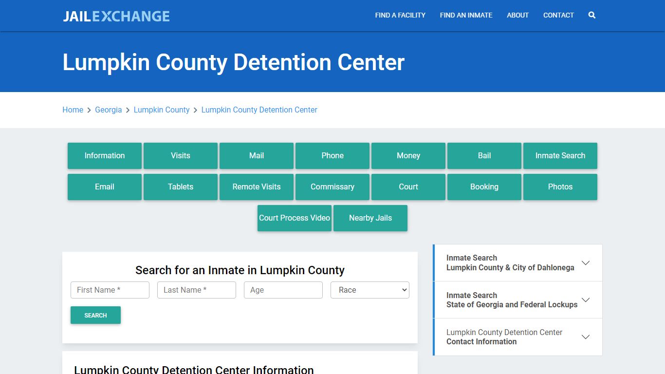 Lumpkin County Detention Center - Jail Exchange